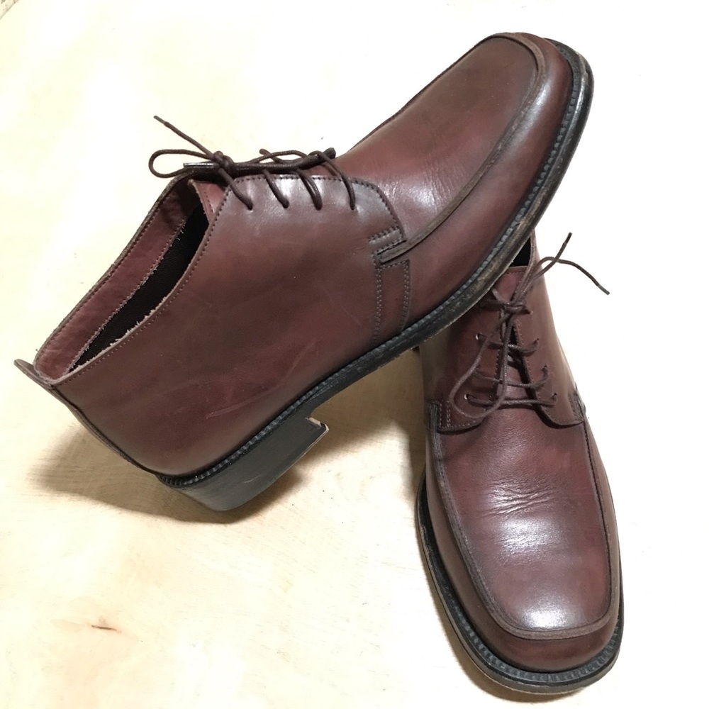 Men’s Bottega Veneta Ankle Dress Boots Lace Up Size 44